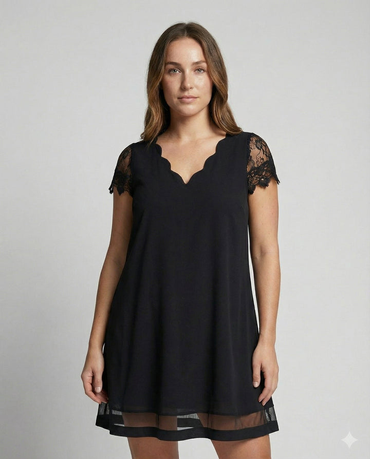 Elegant Detail Dress Women