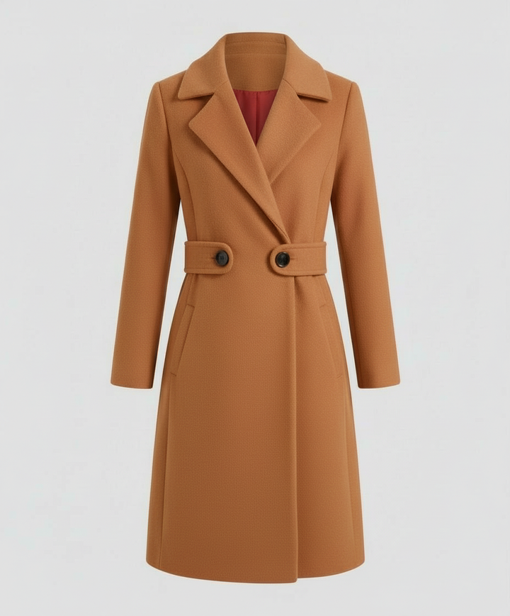 Slim Wool Coat Women Winter
