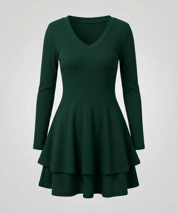 Women’s Wrap Dress Ruffles