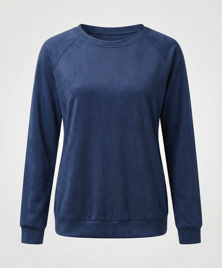 Comfortable Round Neck Sweatshirt Women