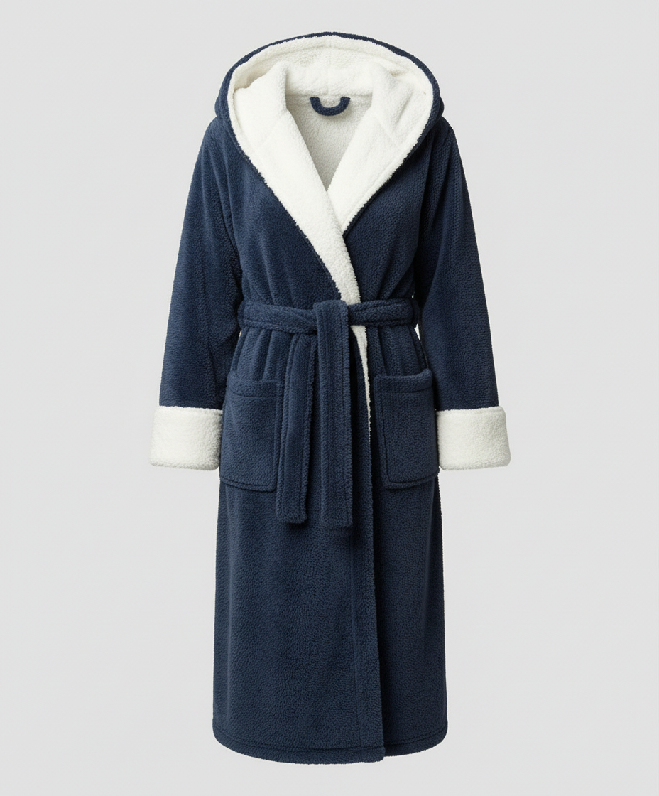 Cozy Fleece Bathrobe Women