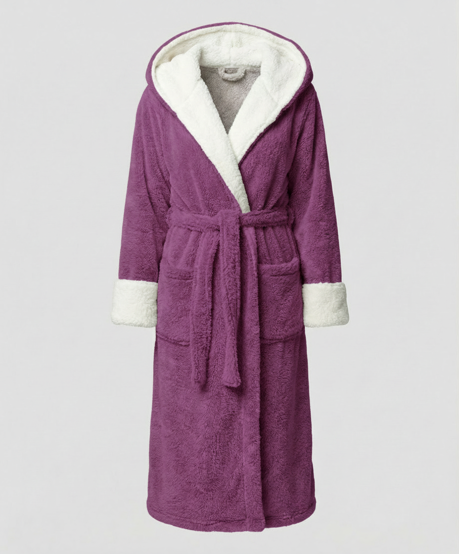 Cozy Fleece Bathrobe Women