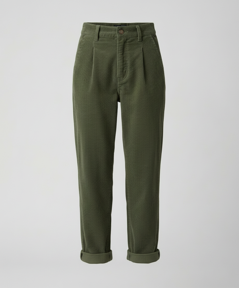 Casual Comfort Cord Pants Women
