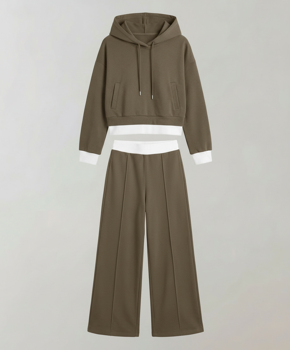 Two-tone women's lounge set
