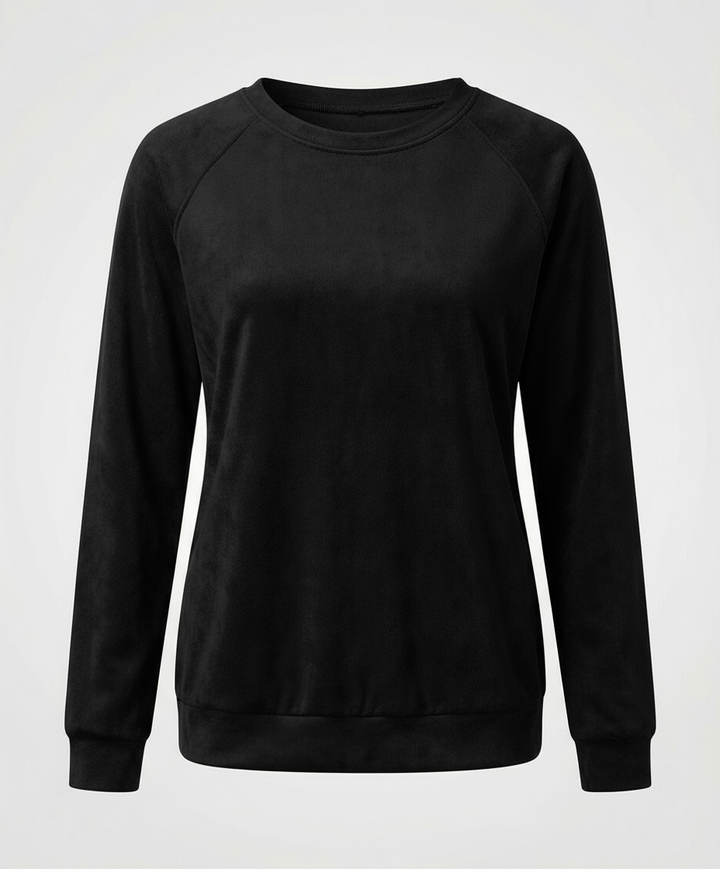 Comfortable Round Neck Sweatshirt Women