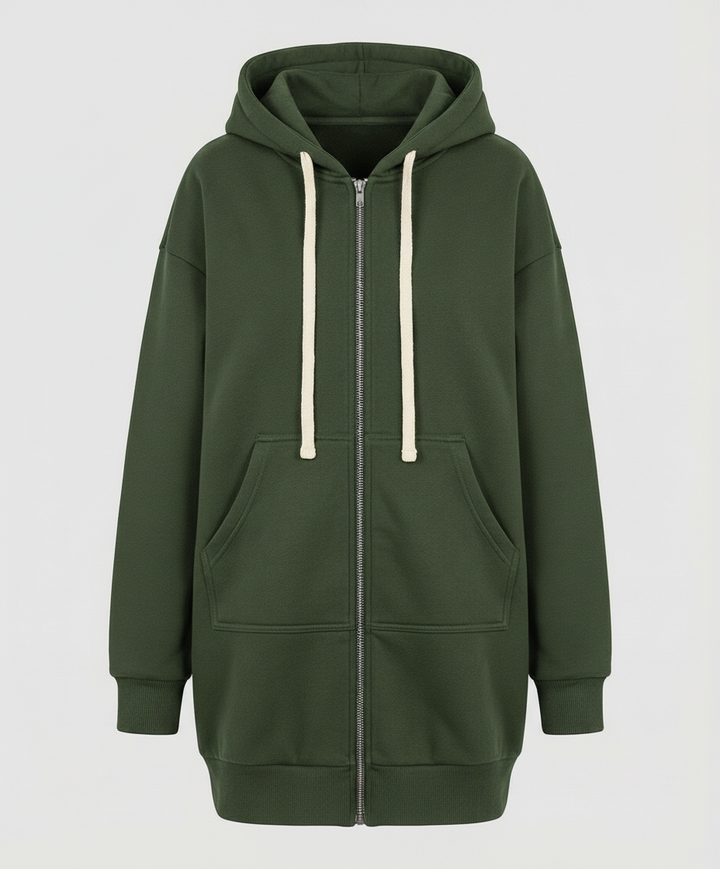 Knee-length Comfort Hoodie Women