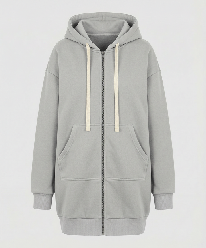 Knee-length Comfort Hoodie Women
