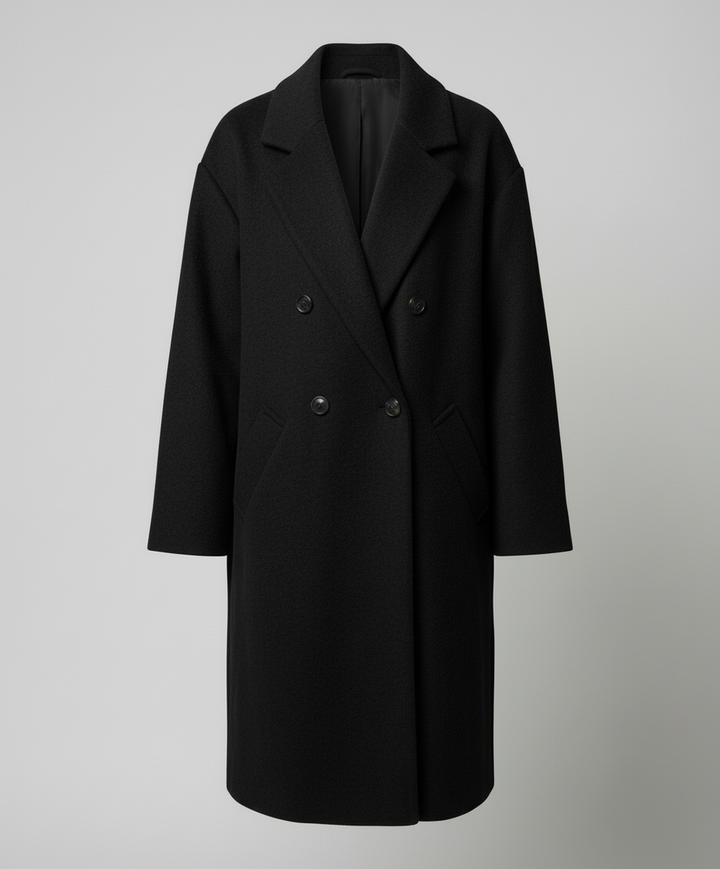 Elegant Oversized Wool Coat Women