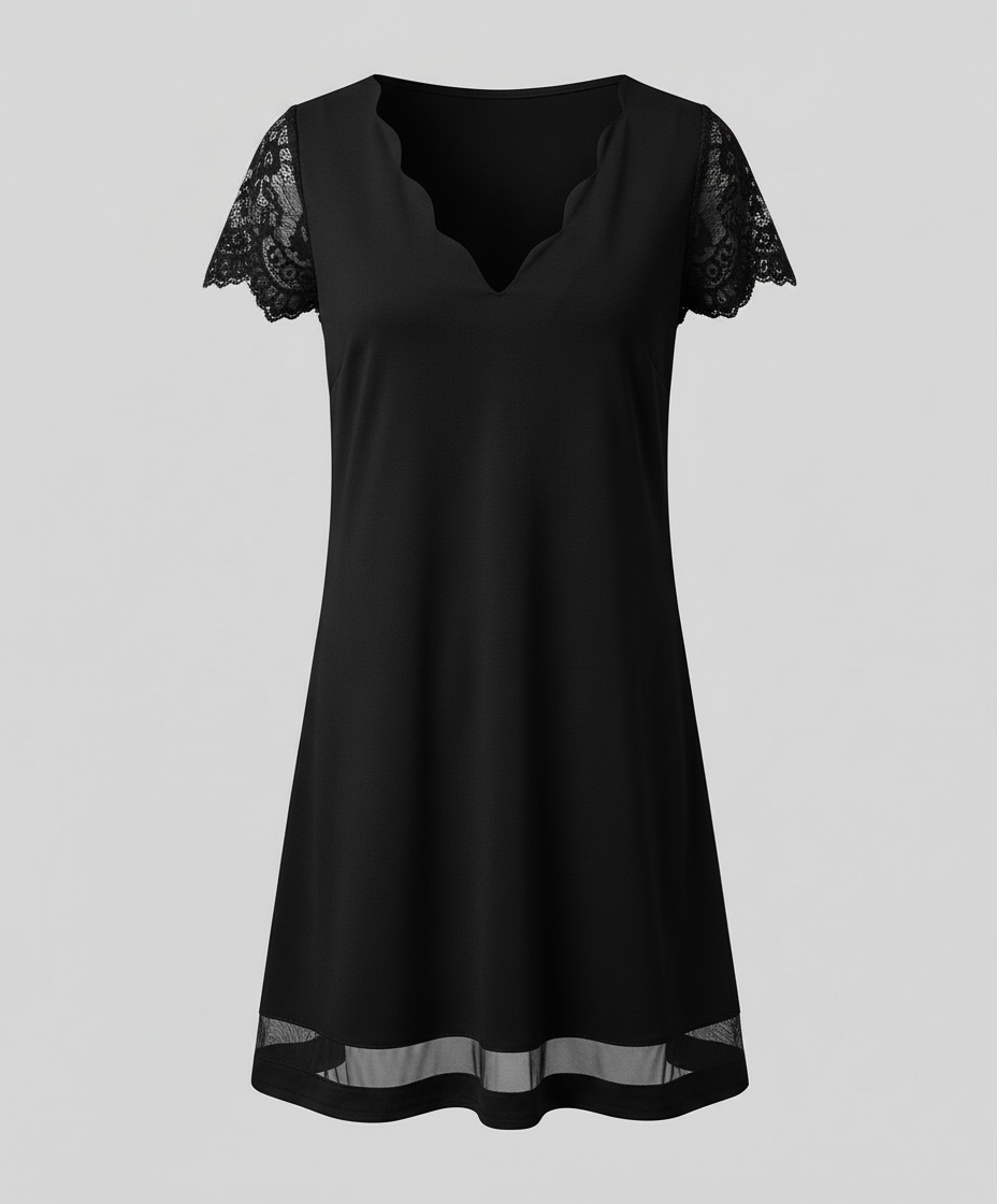 Elegant Detail Dress Women