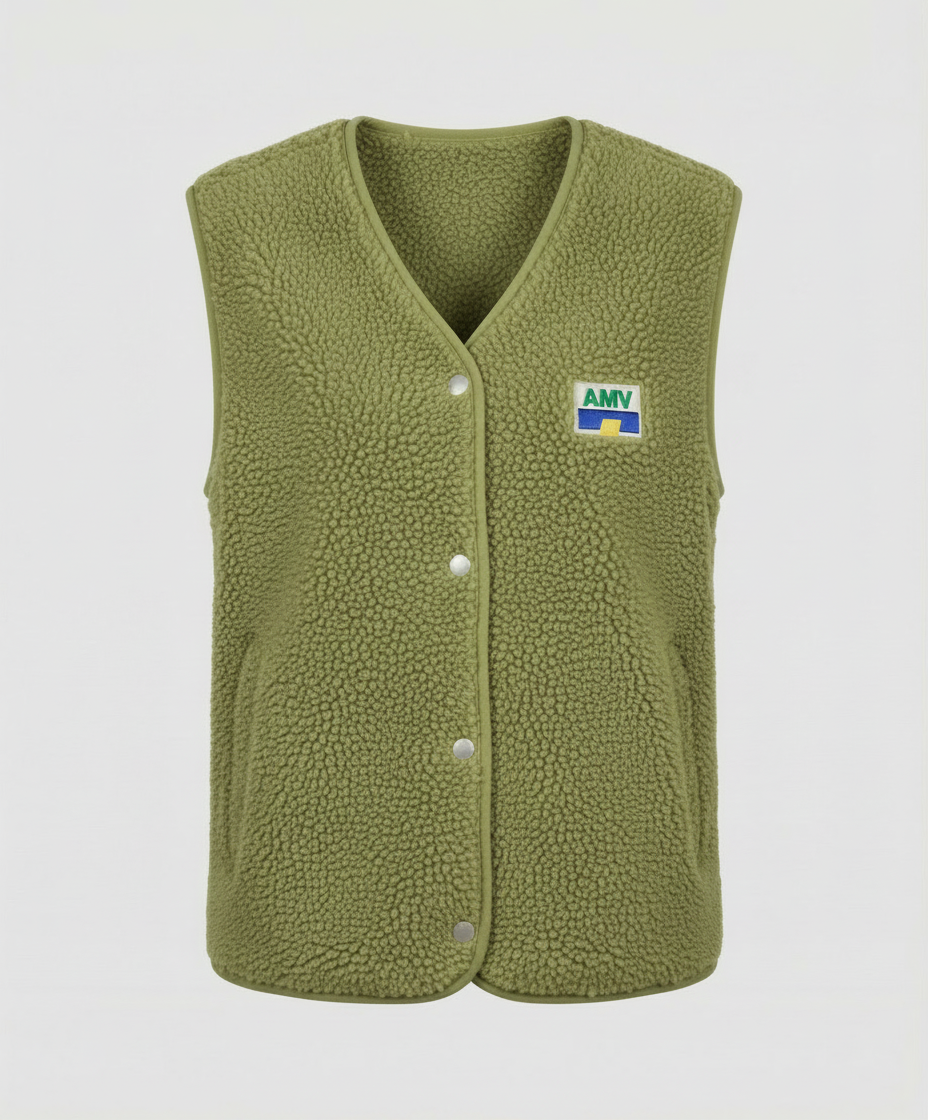 Women's Vest Button Closure