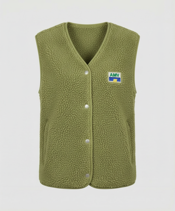 Women's Vest Button Closure