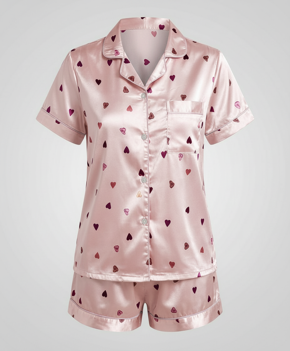 Satin Comfort Pajama Set Women