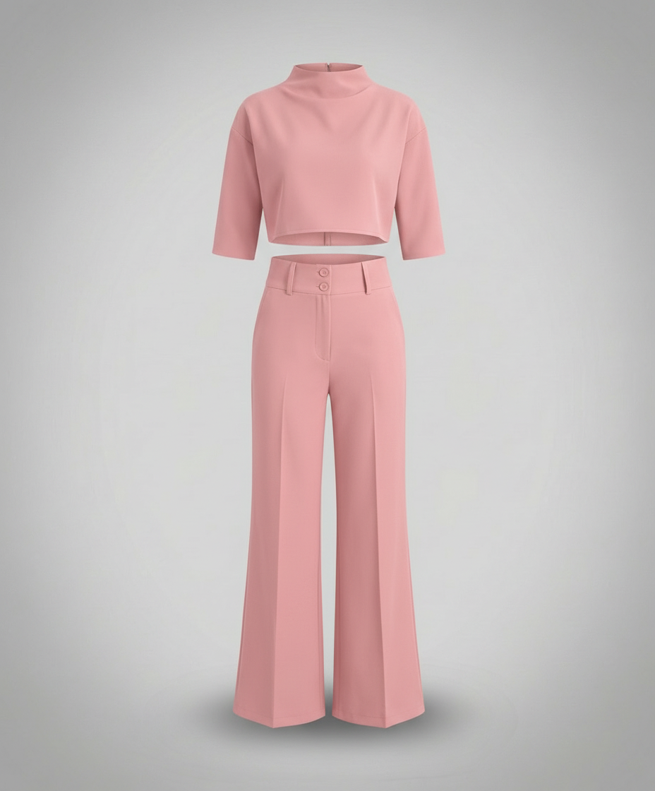 Tailored Autumn Pants Set Women