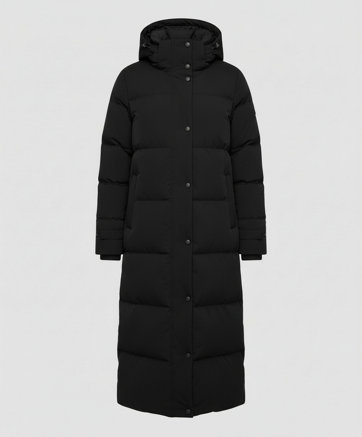 Longer Plus Size Down Coat