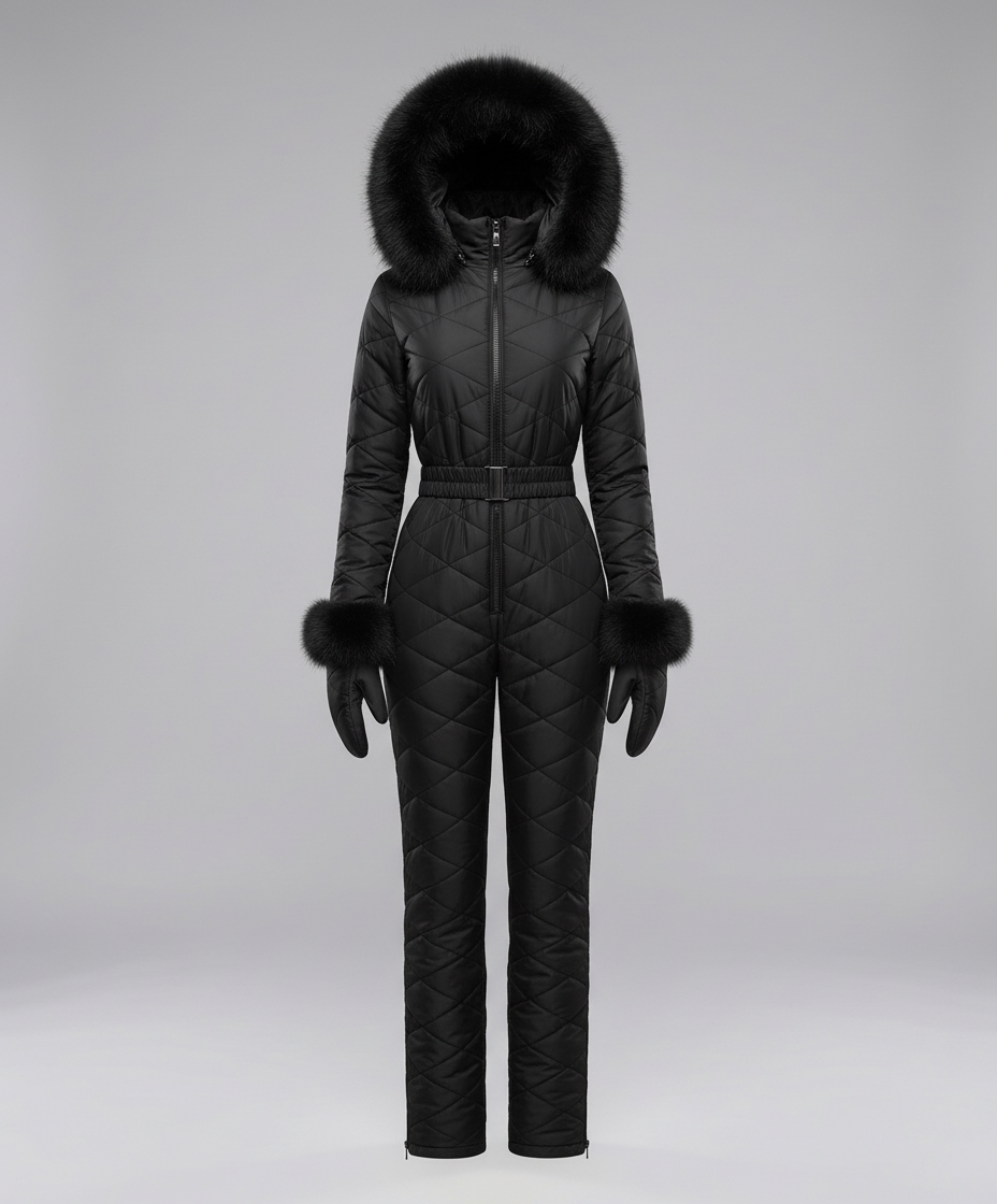 Elegant Women's Winter Jumpsuit Warm