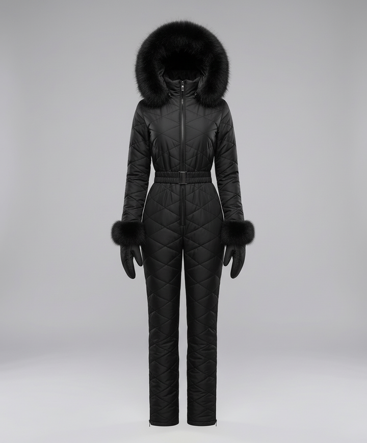 Elegant Women's Winter Jumpsuit Warm