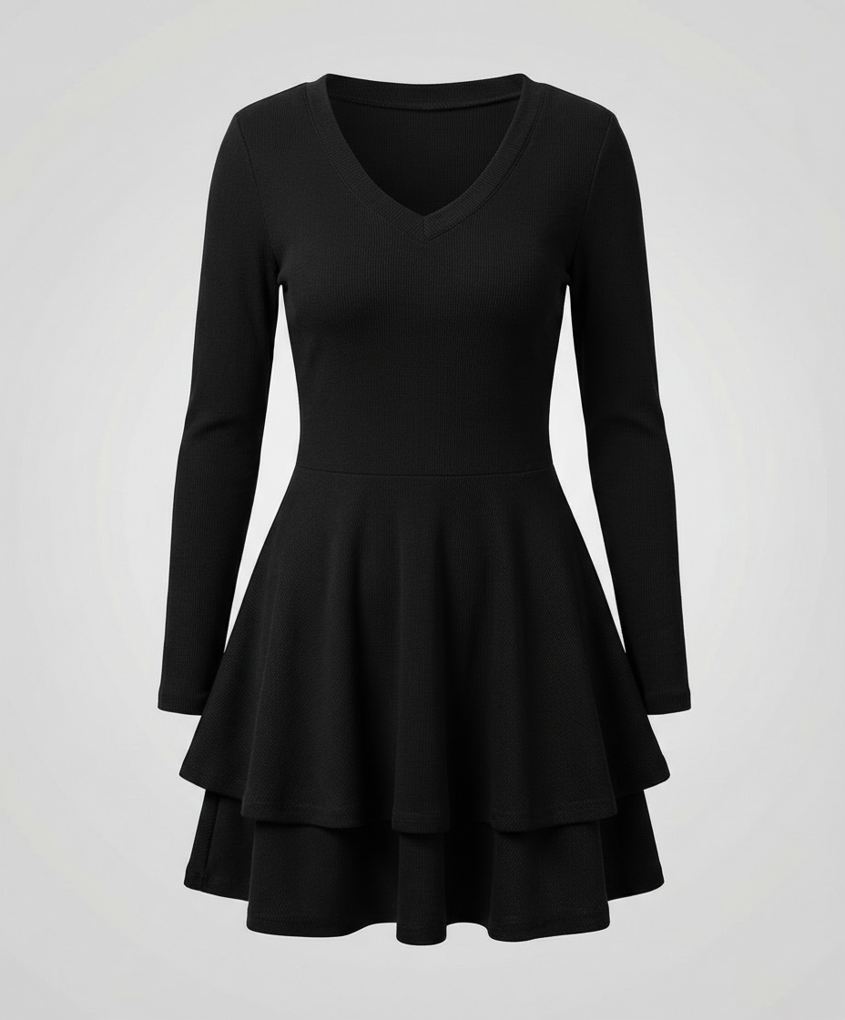Women’s Wrap Dress Ruffles
