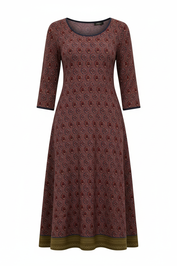 Boho Elegant Midi Dress Women