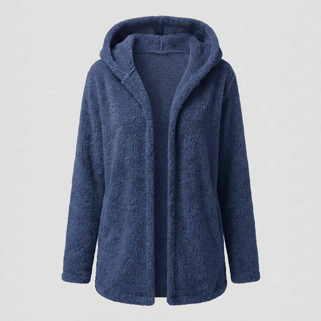 Teddy Fleece Jacket Women Long