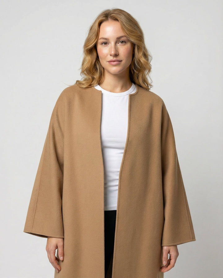 More Elegant Long Wool Coat Women