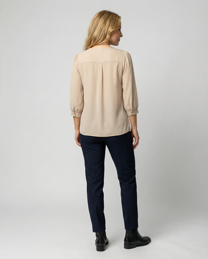 Elegant Satin Blouse Women