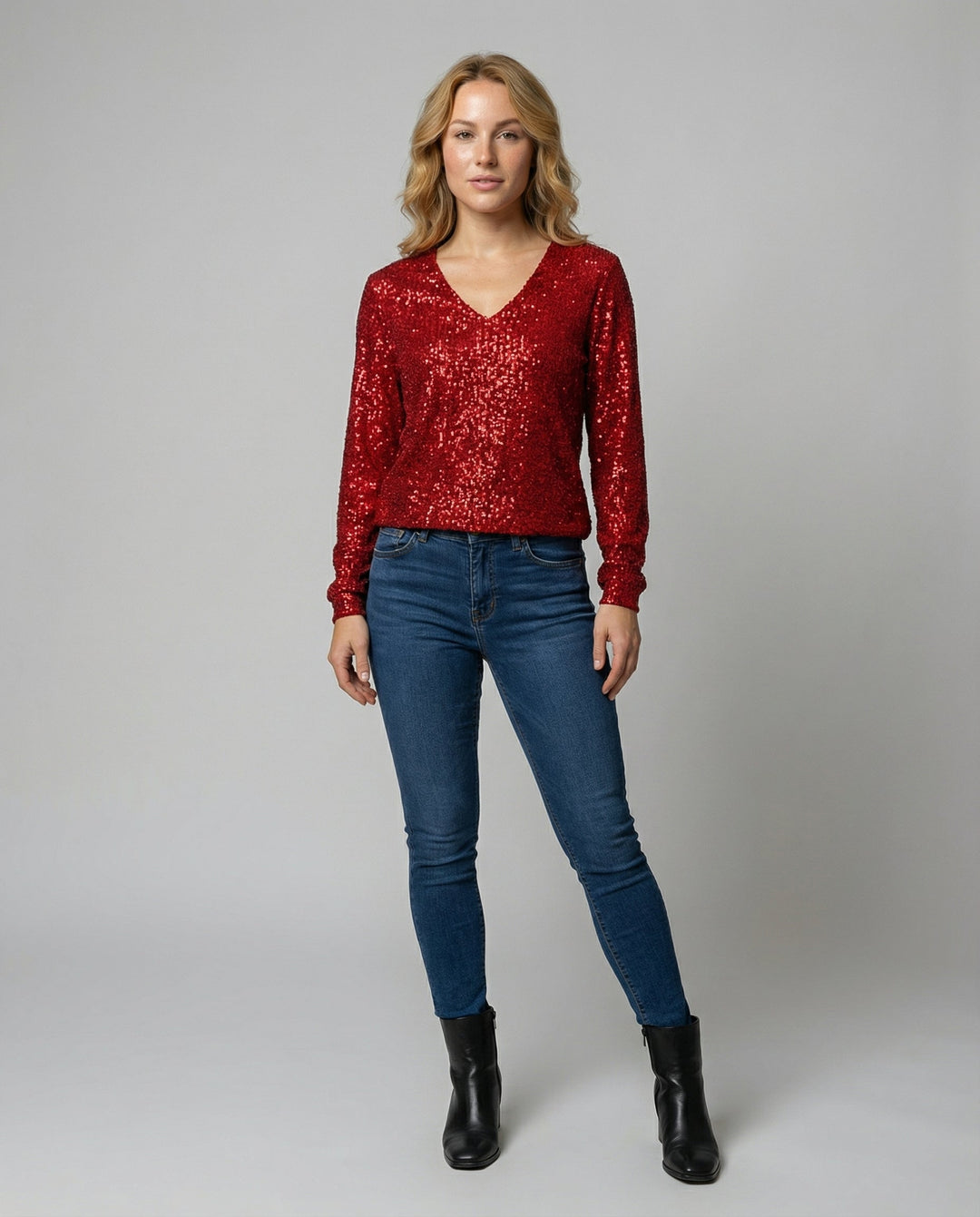 Glitter Sequins Top Women