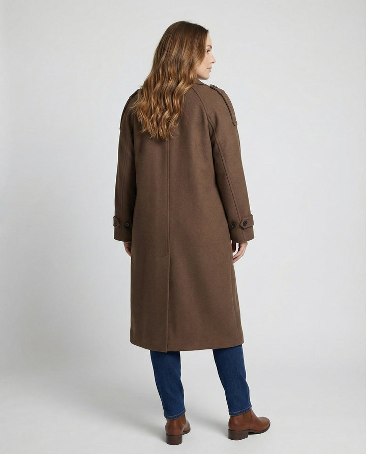 Women Boucle Coat Elegant