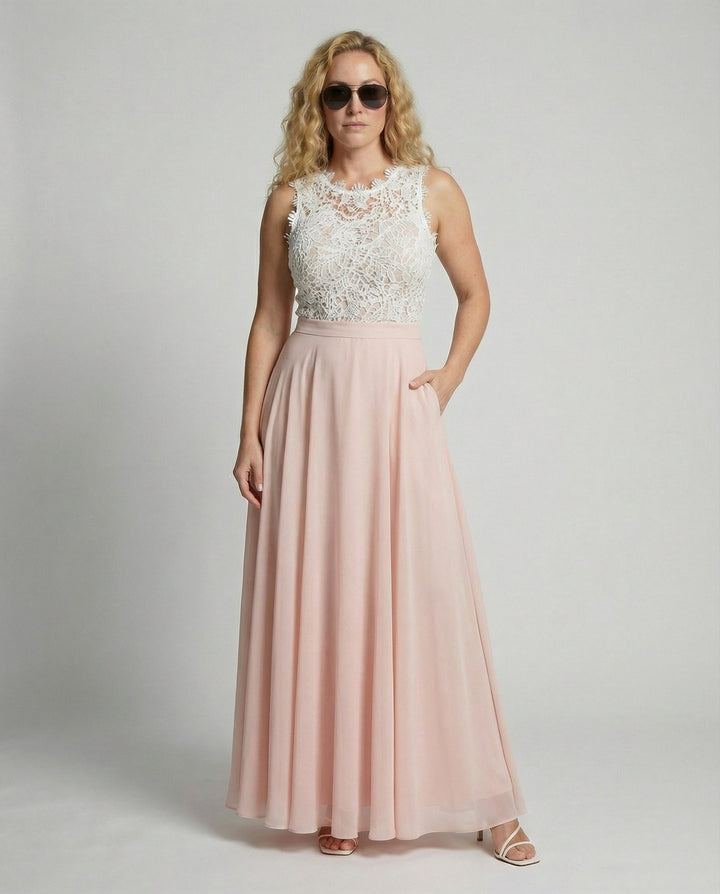 Elegant lace summer dress women