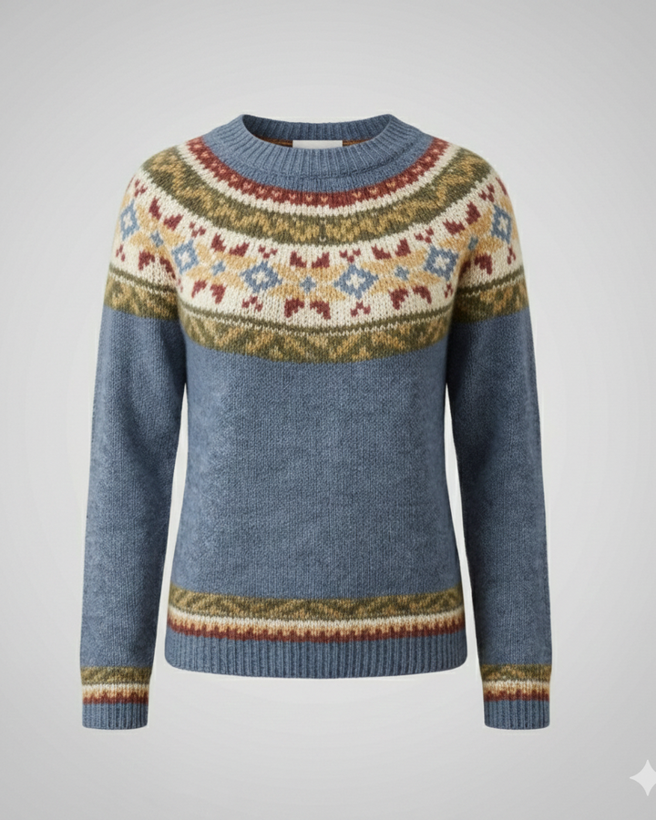 Stylish Norwegian sweater women