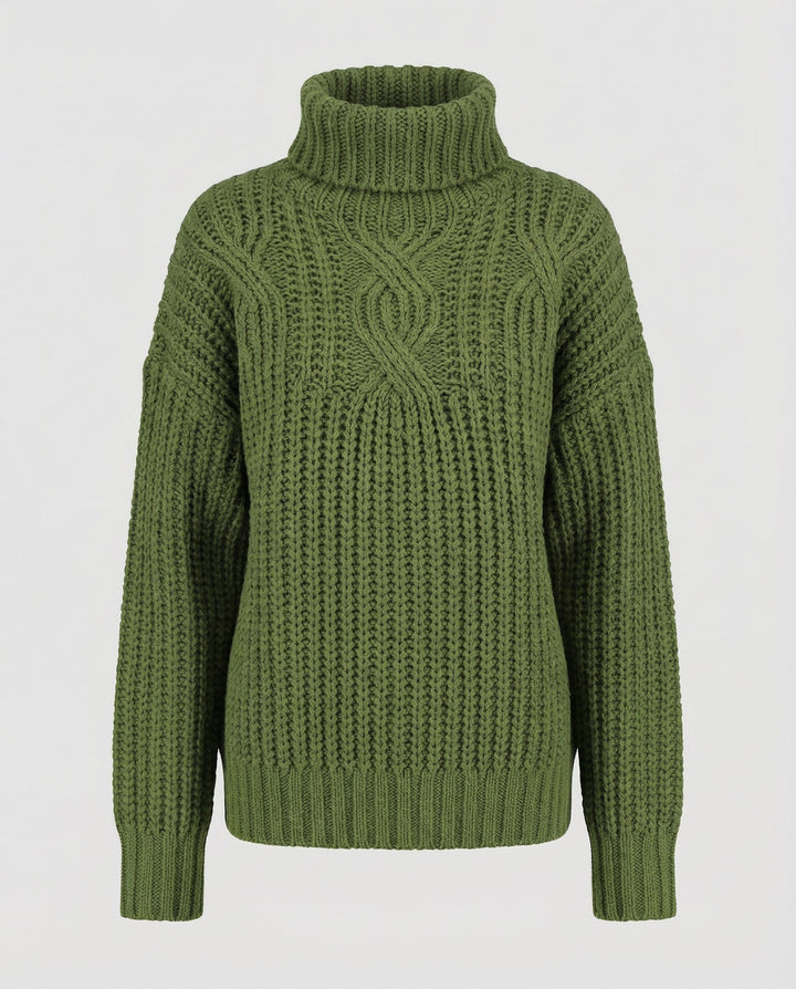 Comfortable turtleneck sweater women