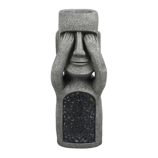 Flower pot with face & LED – Decoration for garden and balcony lighting | Happy Growers