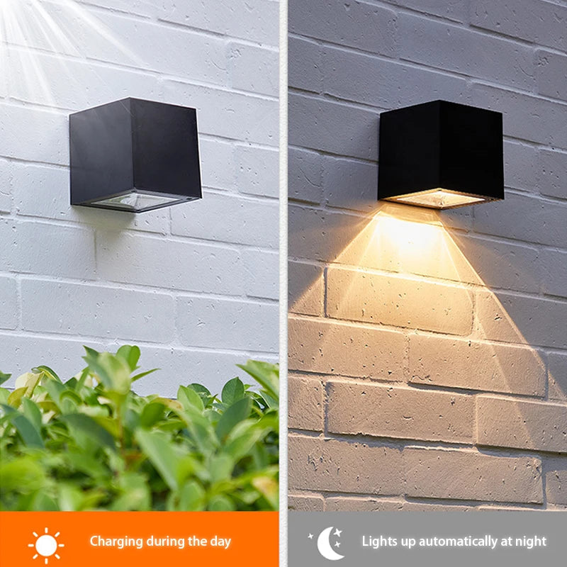 2 in 1 Solar Wall Light for Outdoors |