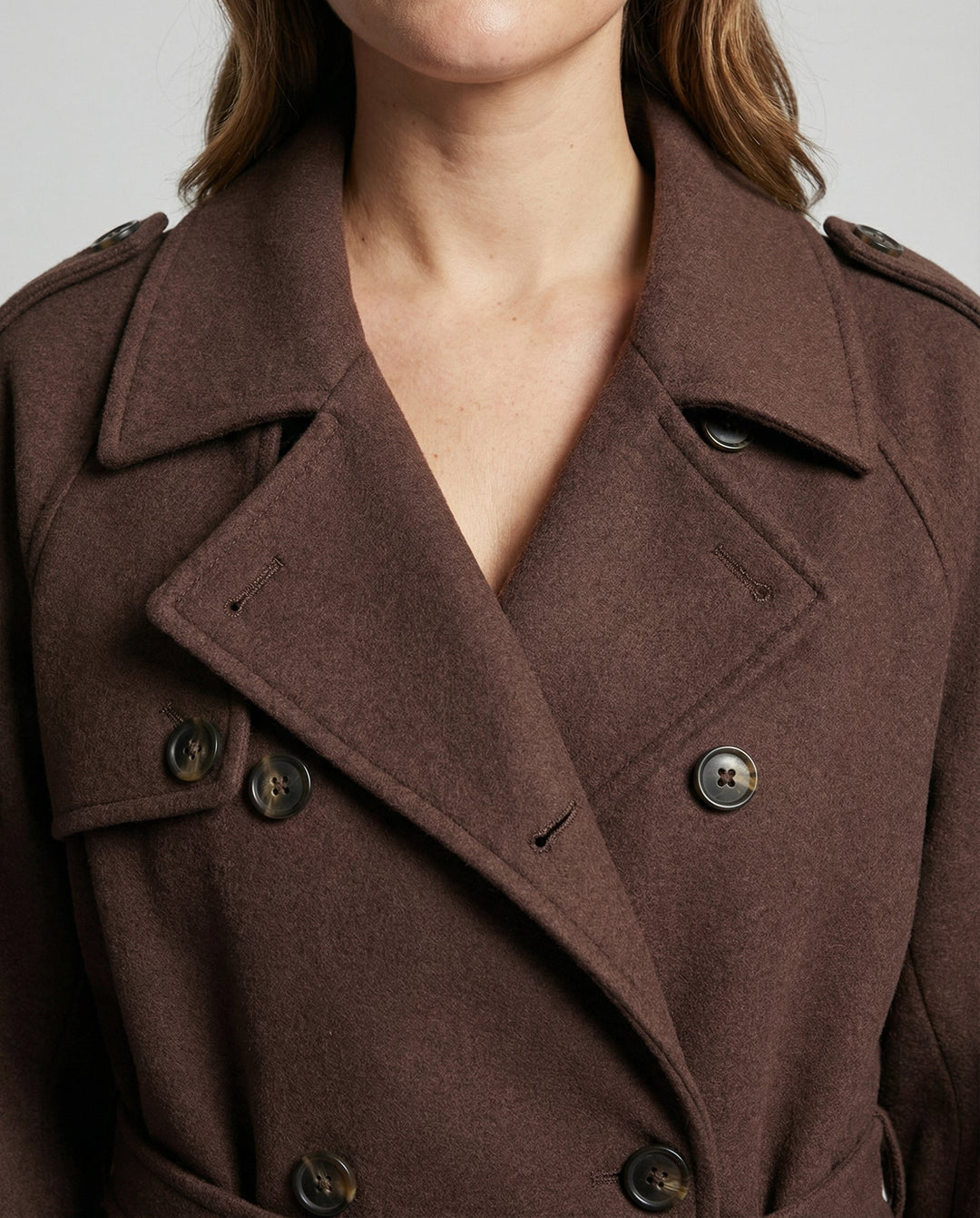 Comfortable Oversized Wool Coat Women