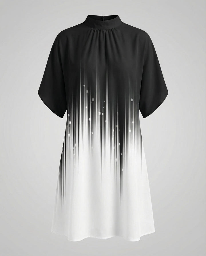 Elegant Batwing Sleeve Dress Women