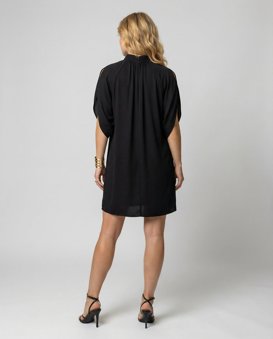 Elegant Batwing Sleeve Dress Women