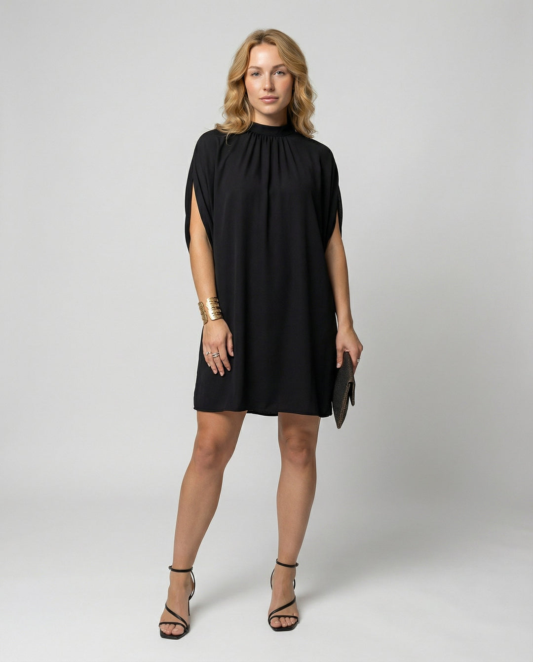 Elegant Batwing Sleeve Dress Women