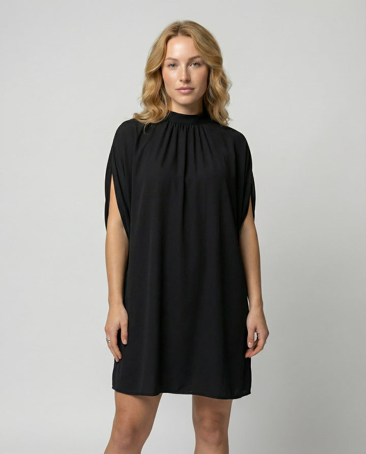 Elegant Batwing Sleeve Dress Women