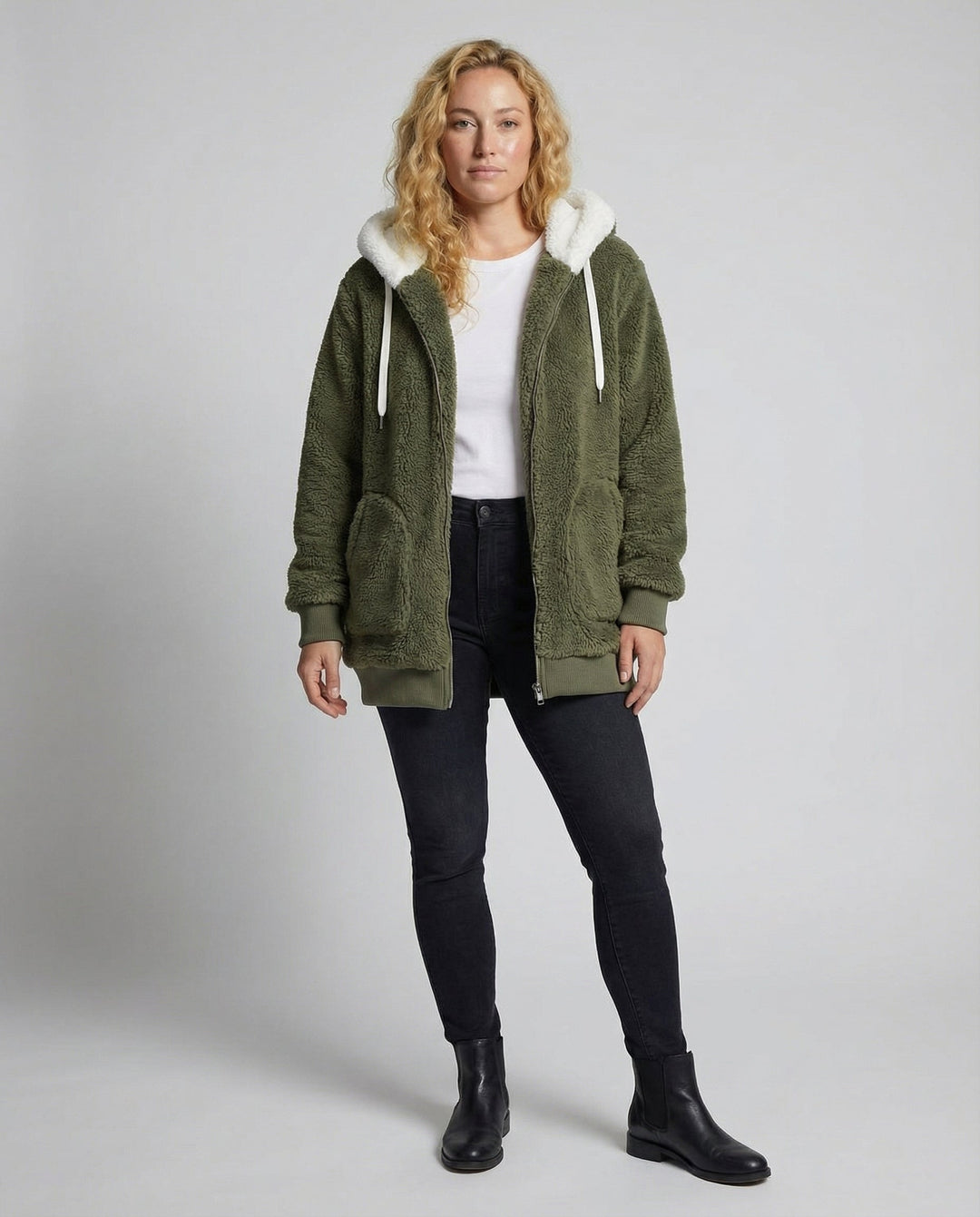 Oversized Teddy Jacket Women's
