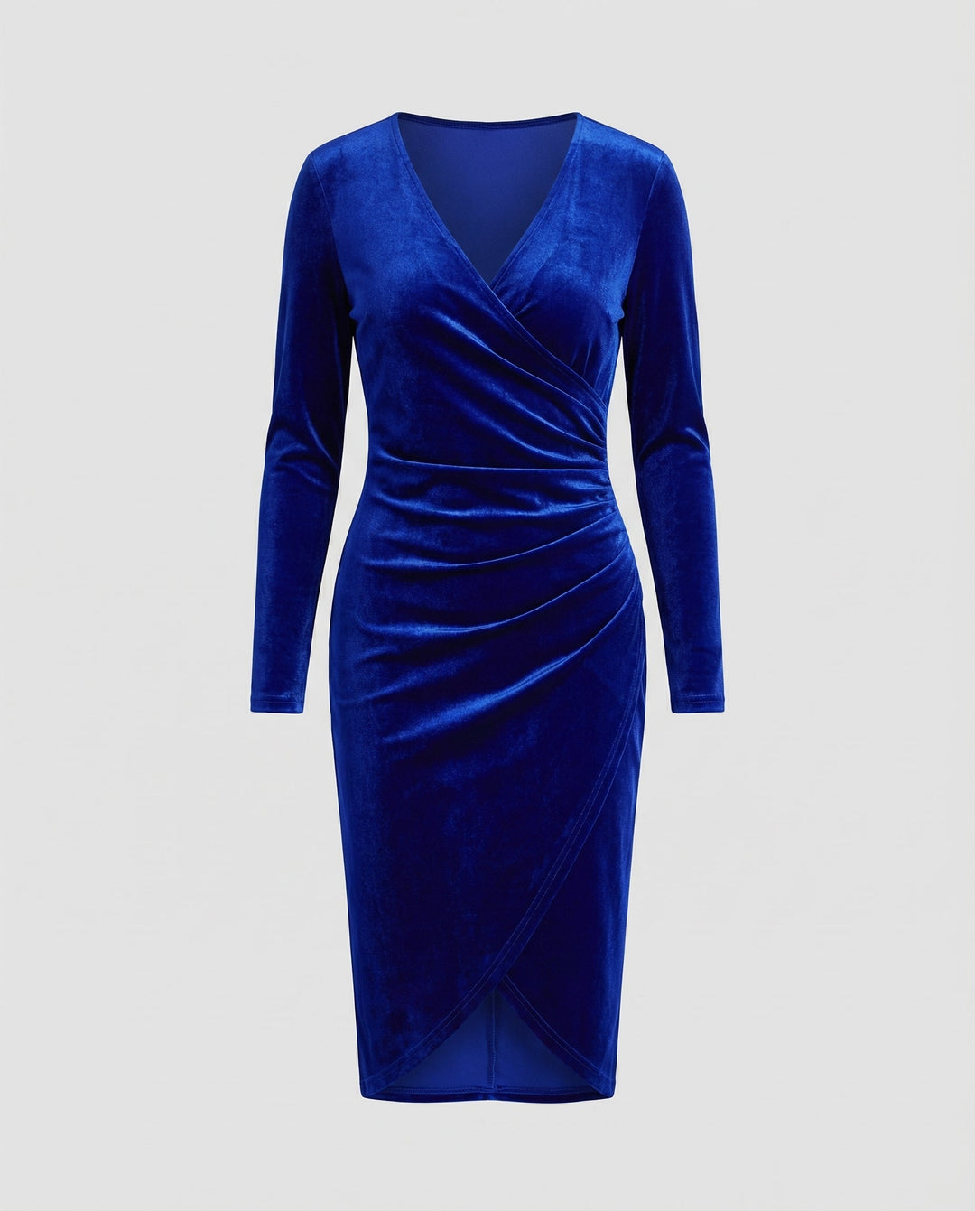 Elegant women's velvet dress