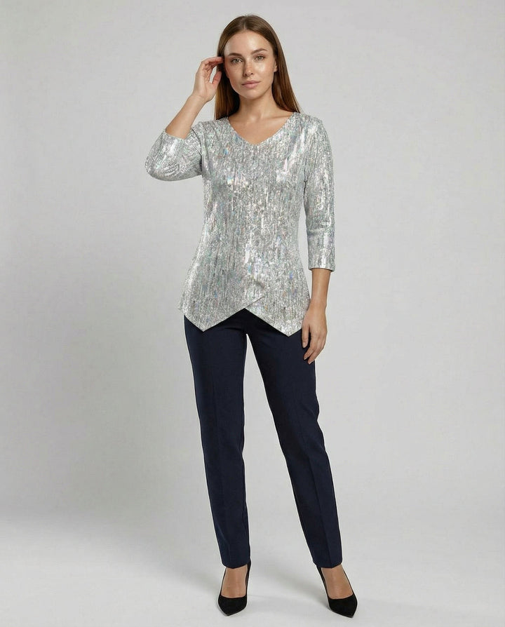 Elegant Women's V-Neck Top