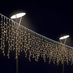 Fairy lights with icicles 95 LED 3 meters, warm white |
