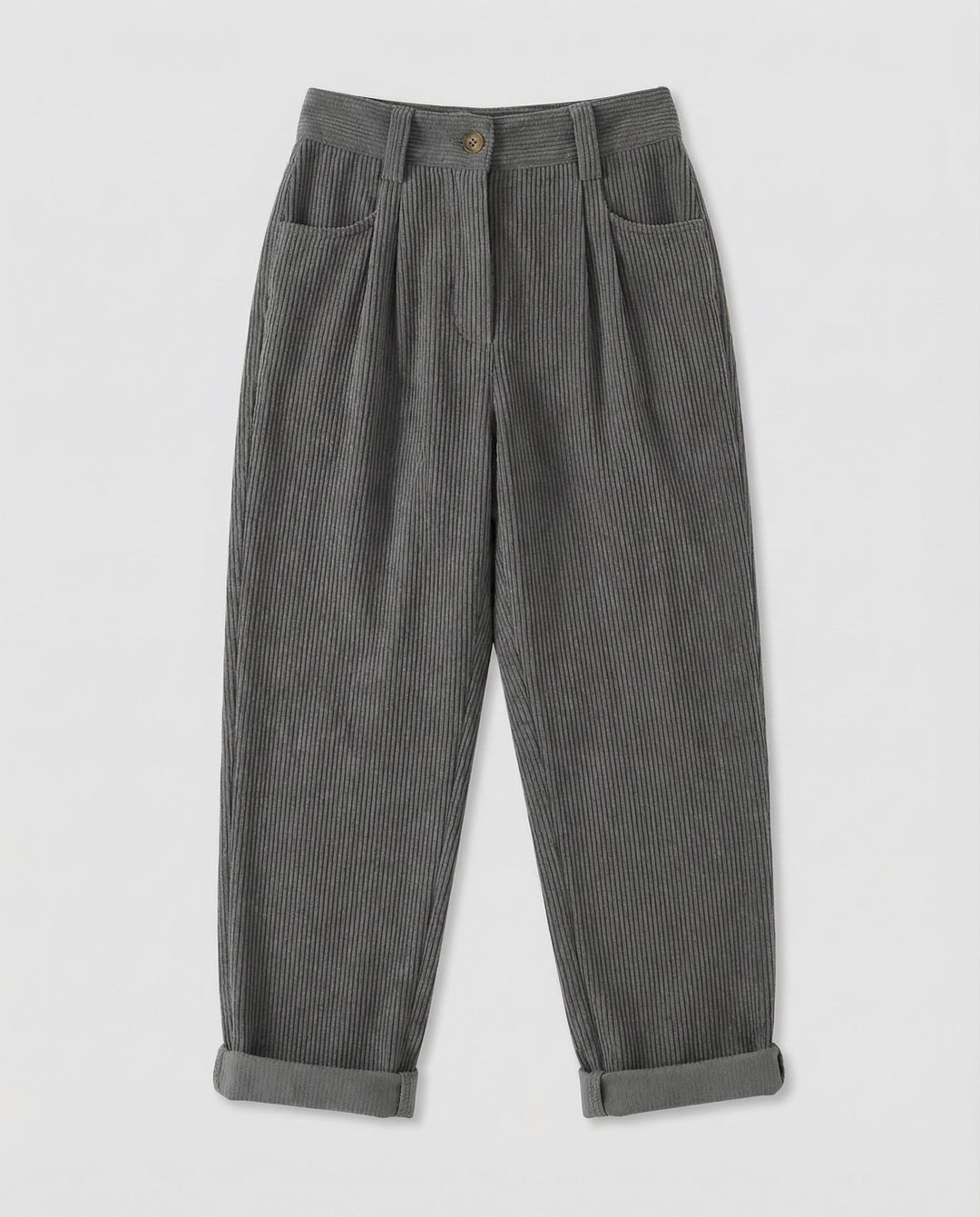 Casual cord pants women comfort