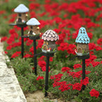 Whimsical Solar-Powered LED Fairy House Garden Stake