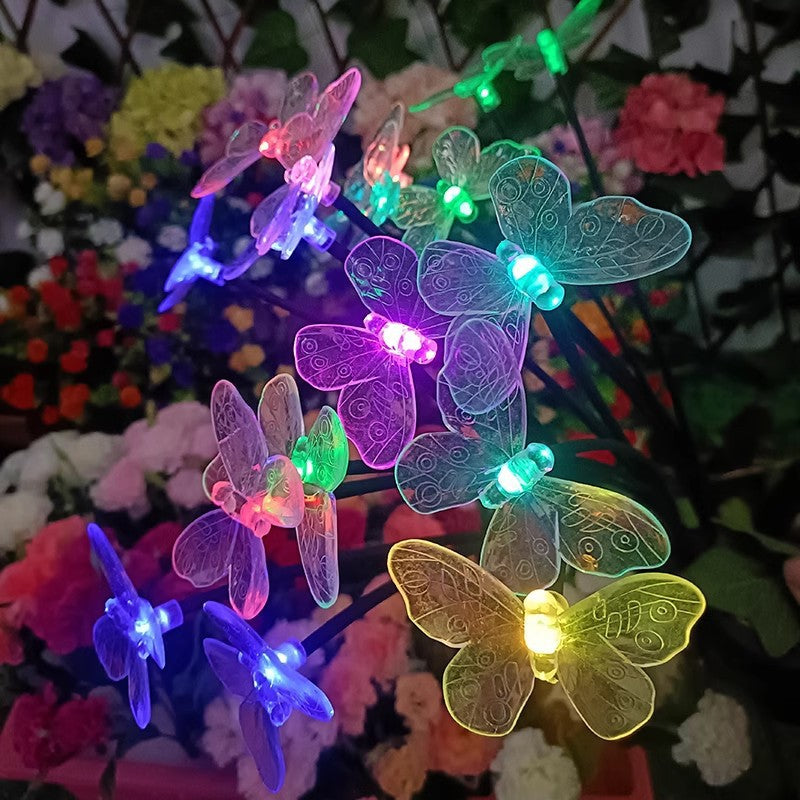 Decorative LED Fiber Optic Flower Stakes Bouquet