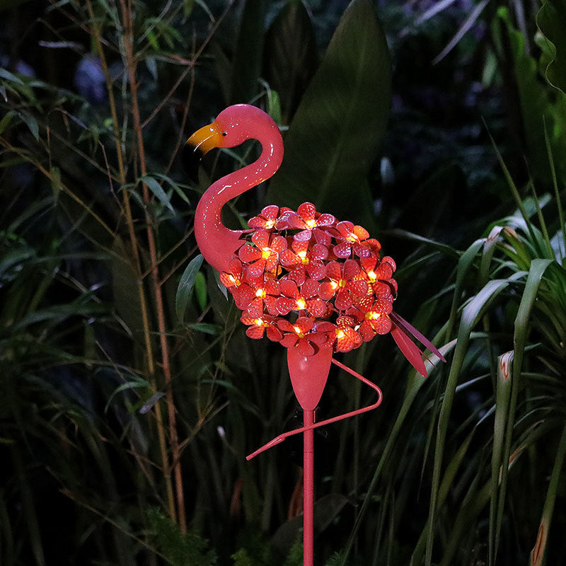 Decorative Metal Peacock Garden Stake Sculpture With Integrated LED Fairy Lights And Weatherproof Outdoor Stake