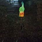 Ornamental Solar-Powered Peacock Garden Stake Lights With LED Resin Sculpture And Waterproof Stainless Steel Stake Happy Growers