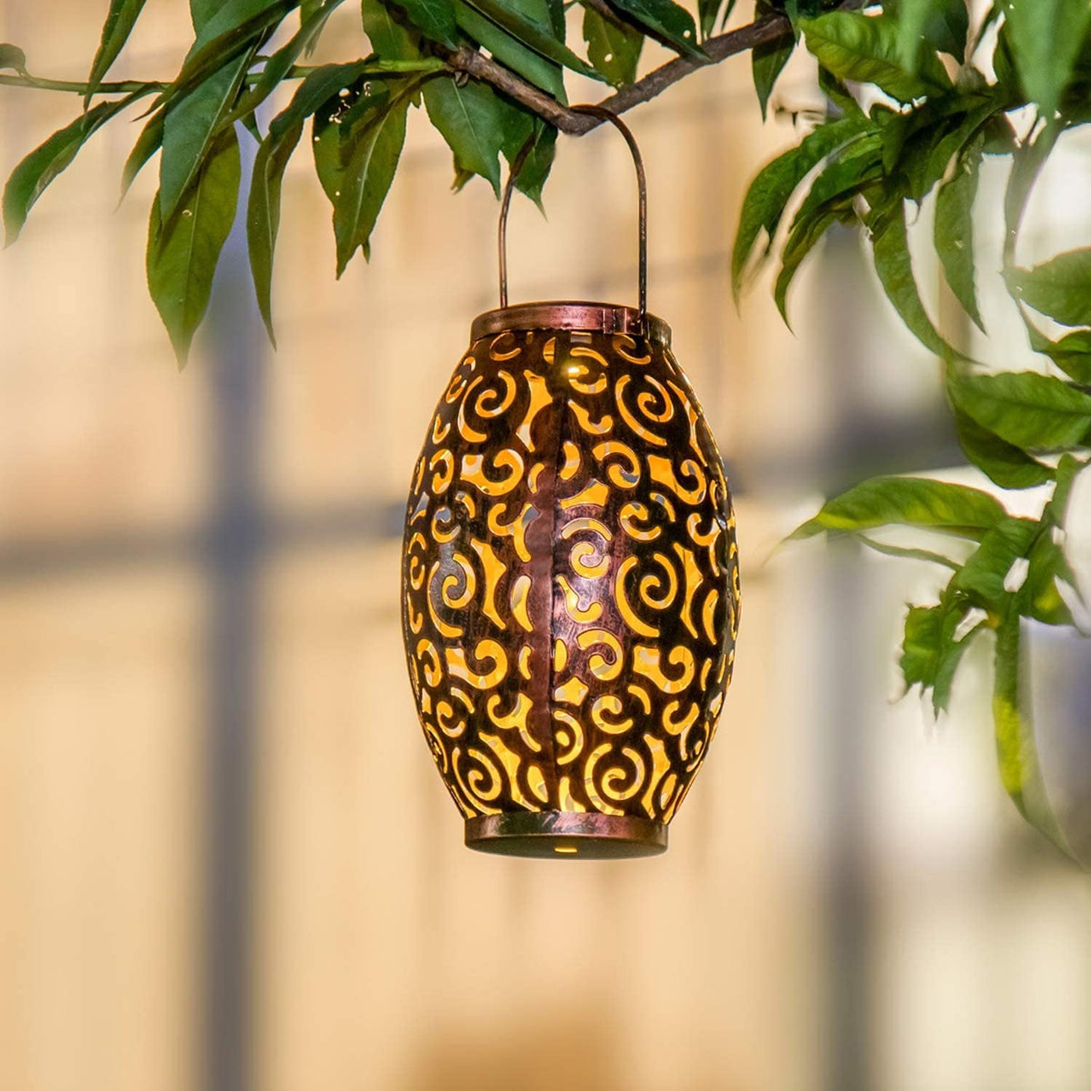 Metal Tree Of Life Projection Lantern