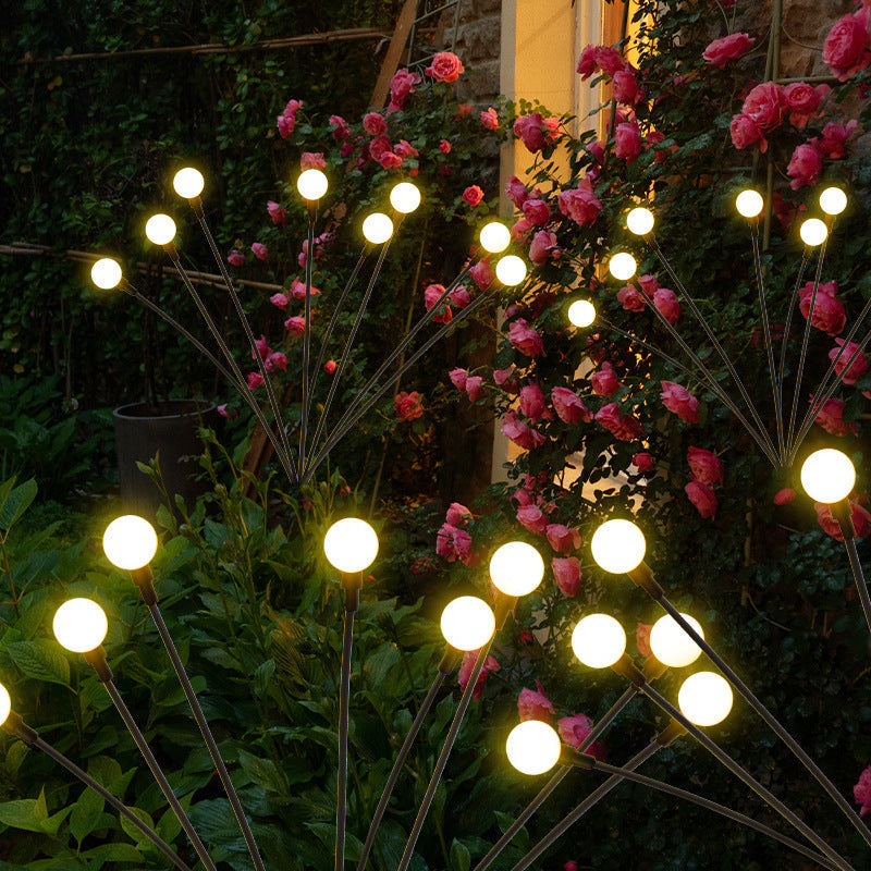 Decorative LED Fiber Optic Flower Stakes Bouquet
