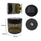 Decorative Solar RGB Mandala Projection Wall And Stake Garden Light
