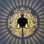 Decorative Solar RGB Mandala Projection Wall And Stake Garden Light